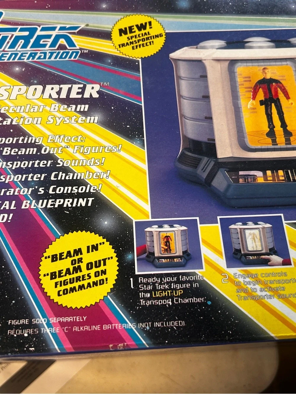 🚀 Vintage Star Trek The Next Generation Transporter Playset Playmates